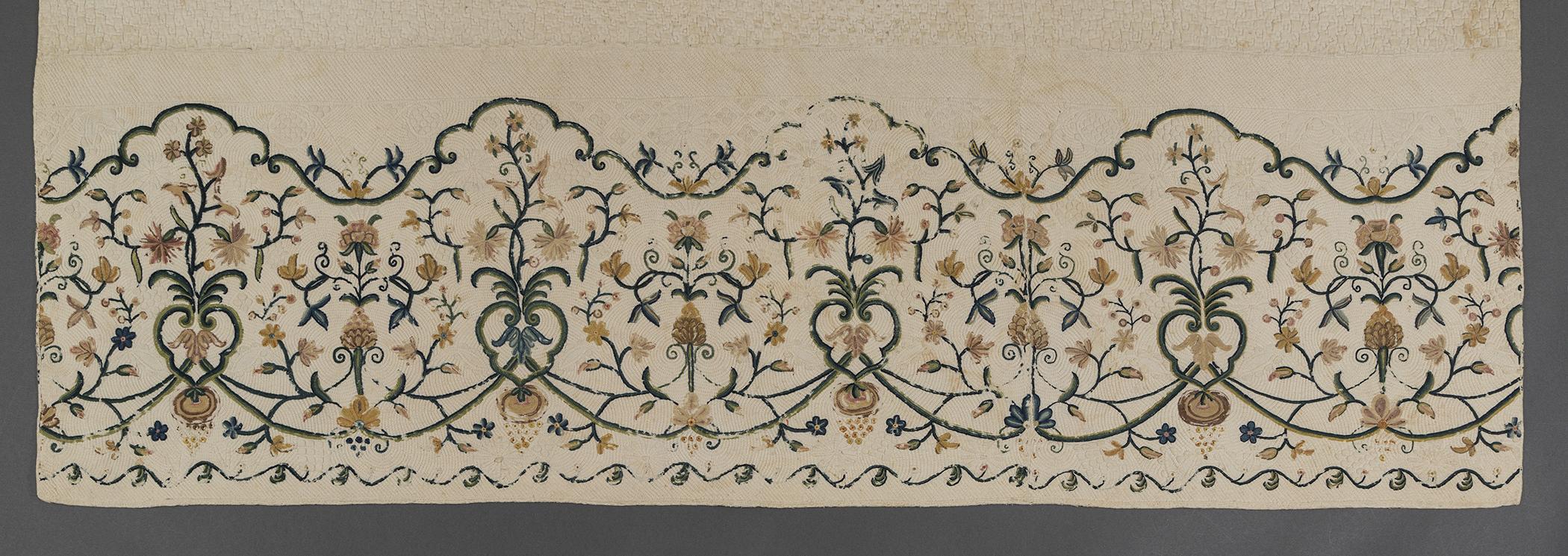 1969.1708 Petticoat fragment, detail 1