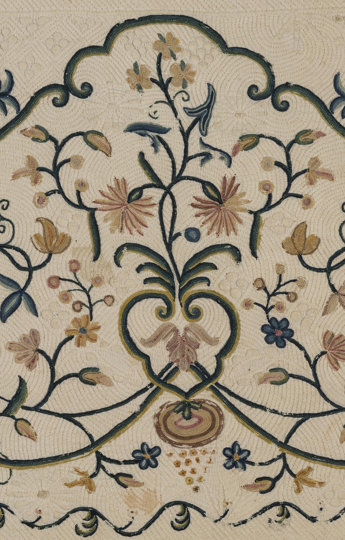 1969.1708 Petticoat fragment, detail 12