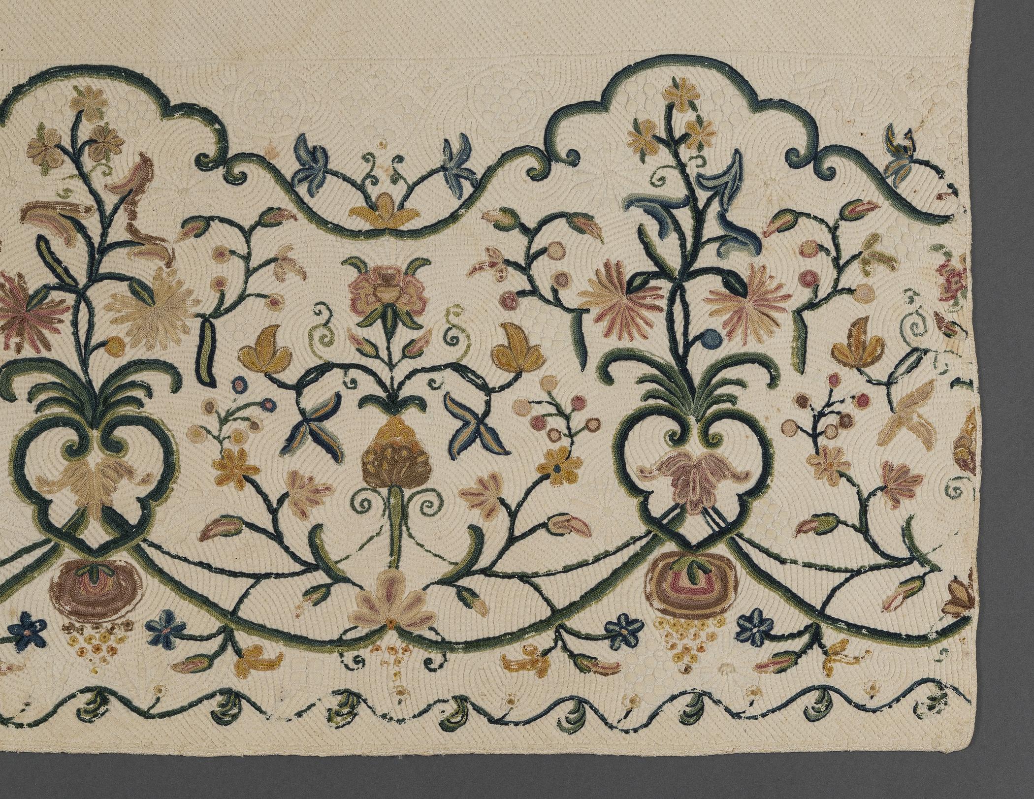 1969.1708 Petticoat fragment, detail 13