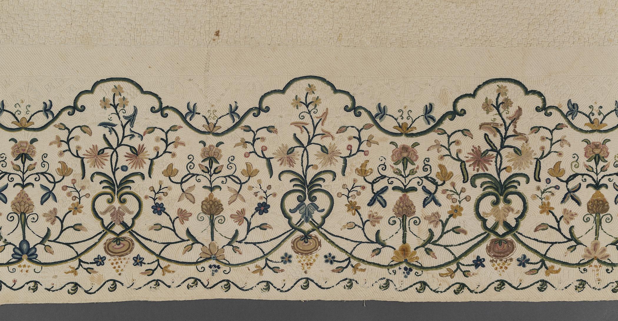 1969.1708 Petticoat fragment, detail 9