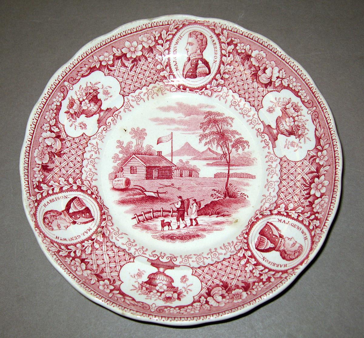 1969.1738.001 B Adams earthenware saucer