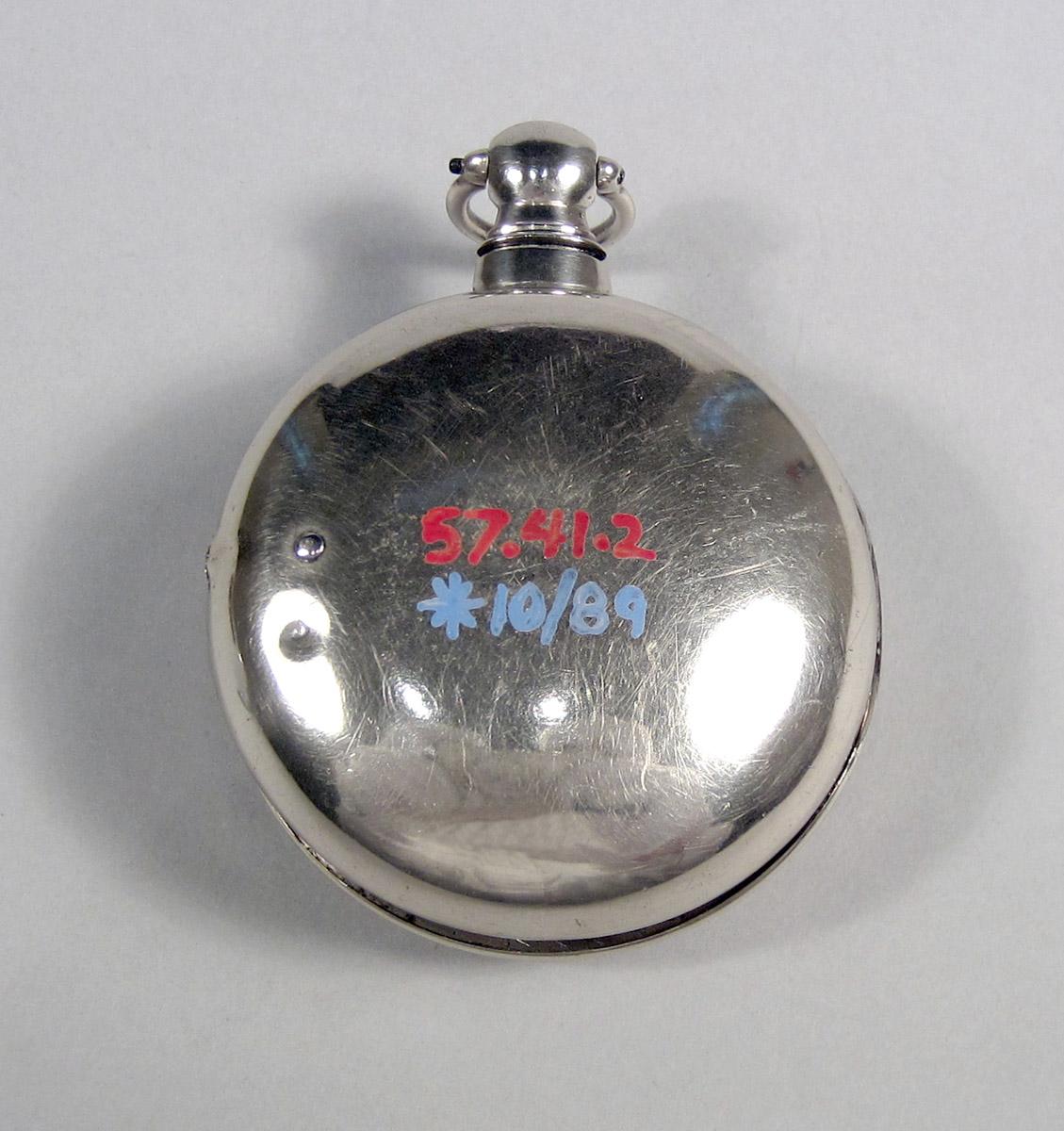 1957.0041.002 A-C Silver Pocket watch underside