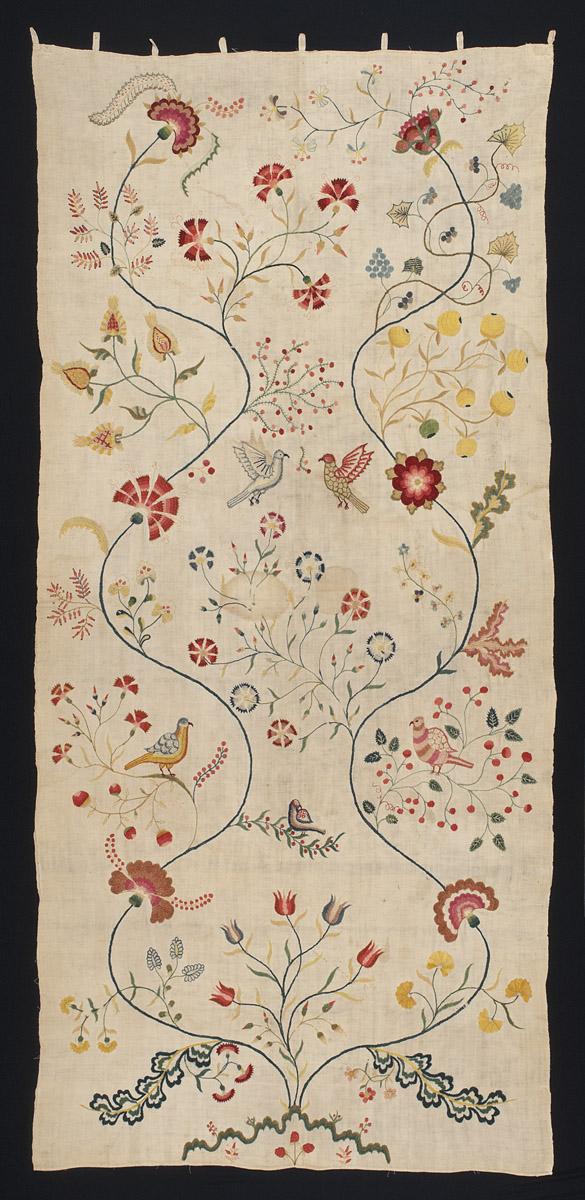 1957.0044.001 A Bed hanging, bed curtain