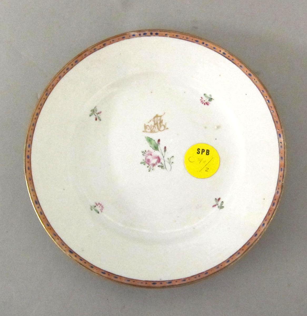 1969.1838 A Porcelain plate