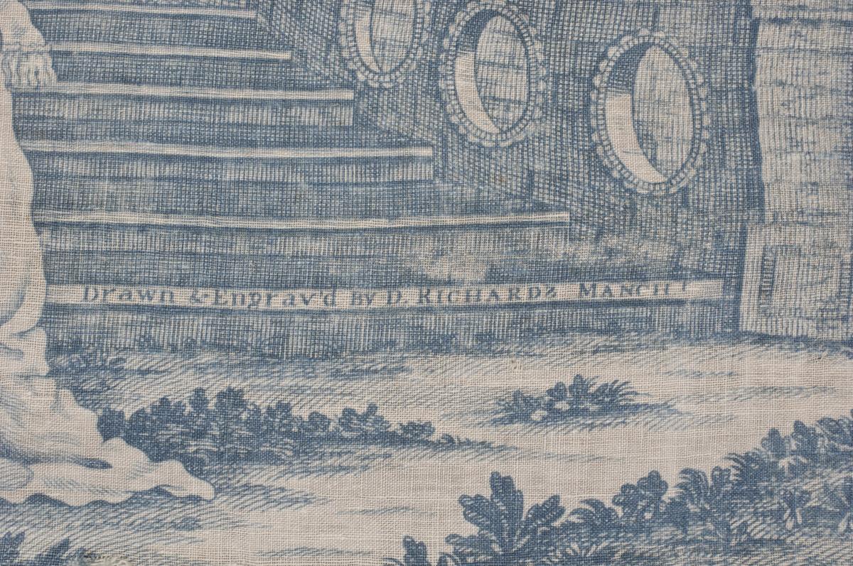 1957.0045.001 Textile, printed, detail 5