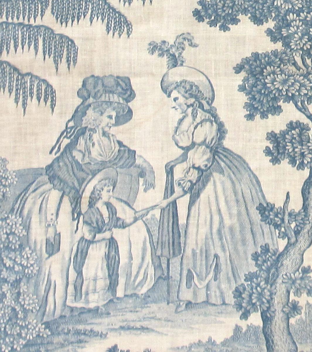 1957.0045.001 Textile, printed detail 1