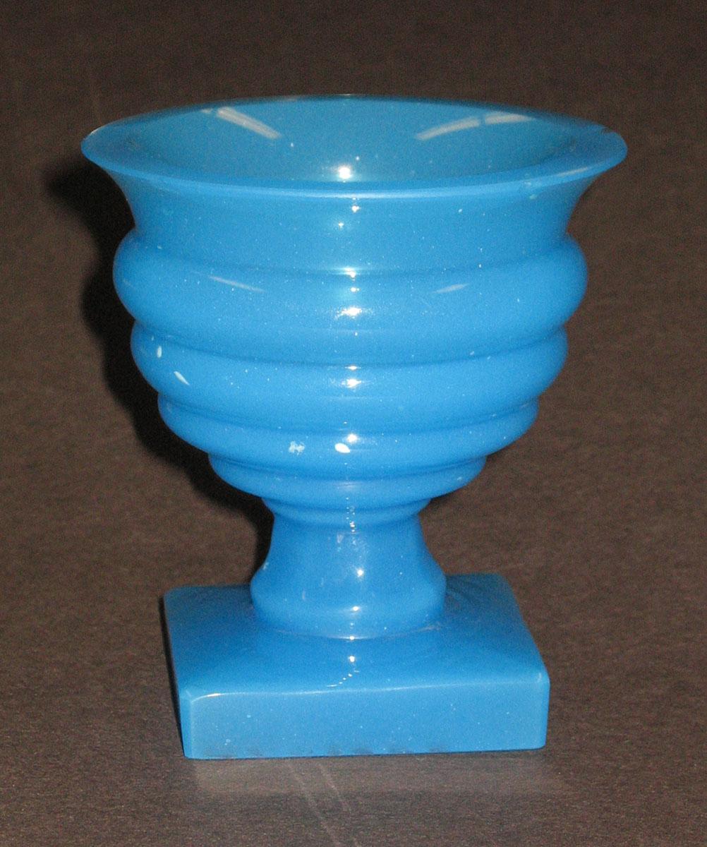 1969.1855 Blue glass salt