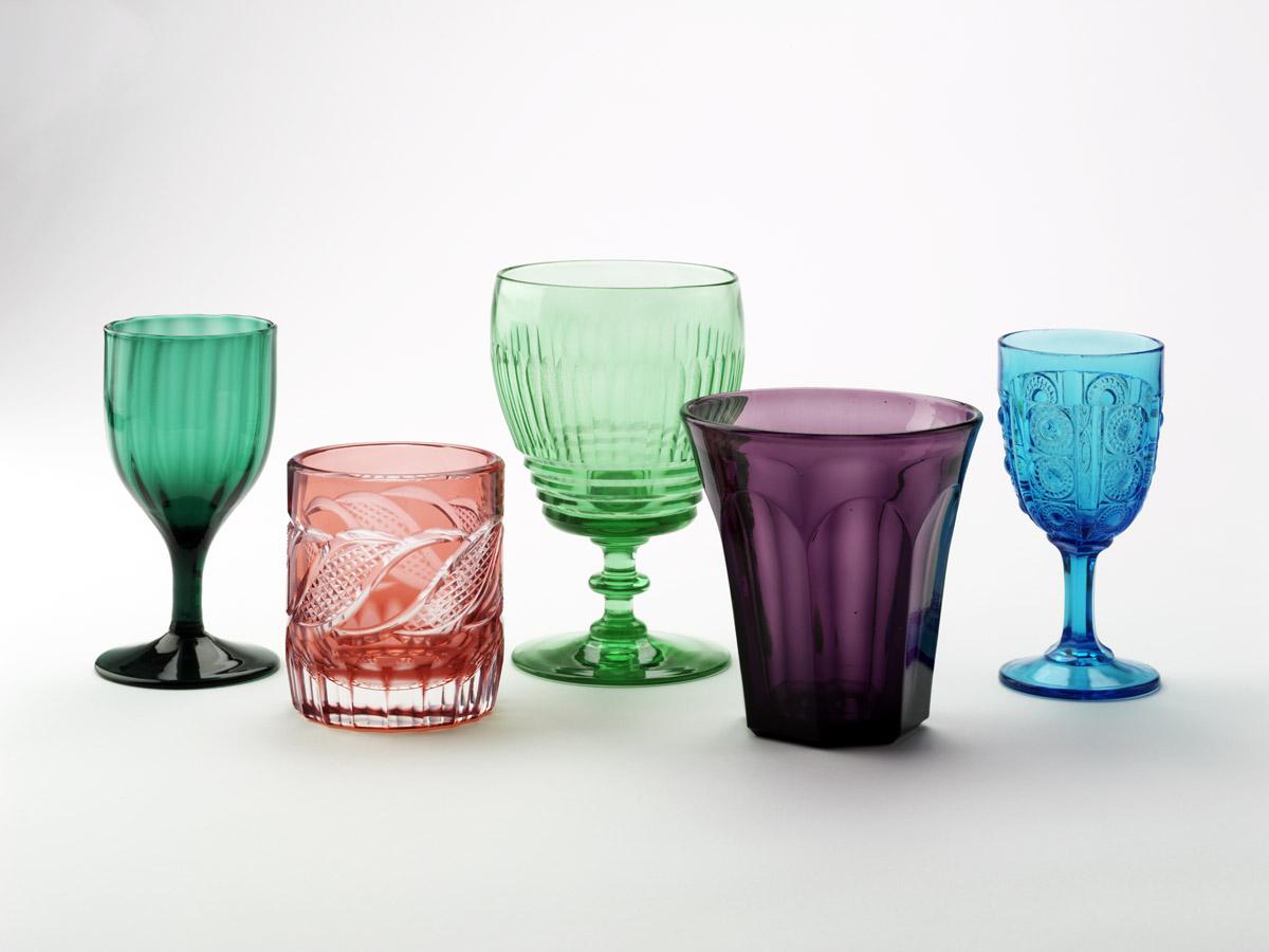 1978.0017.001, 1961.0101.001, 1970.1026.019, 1964.0645, 1969.1856 Glass group