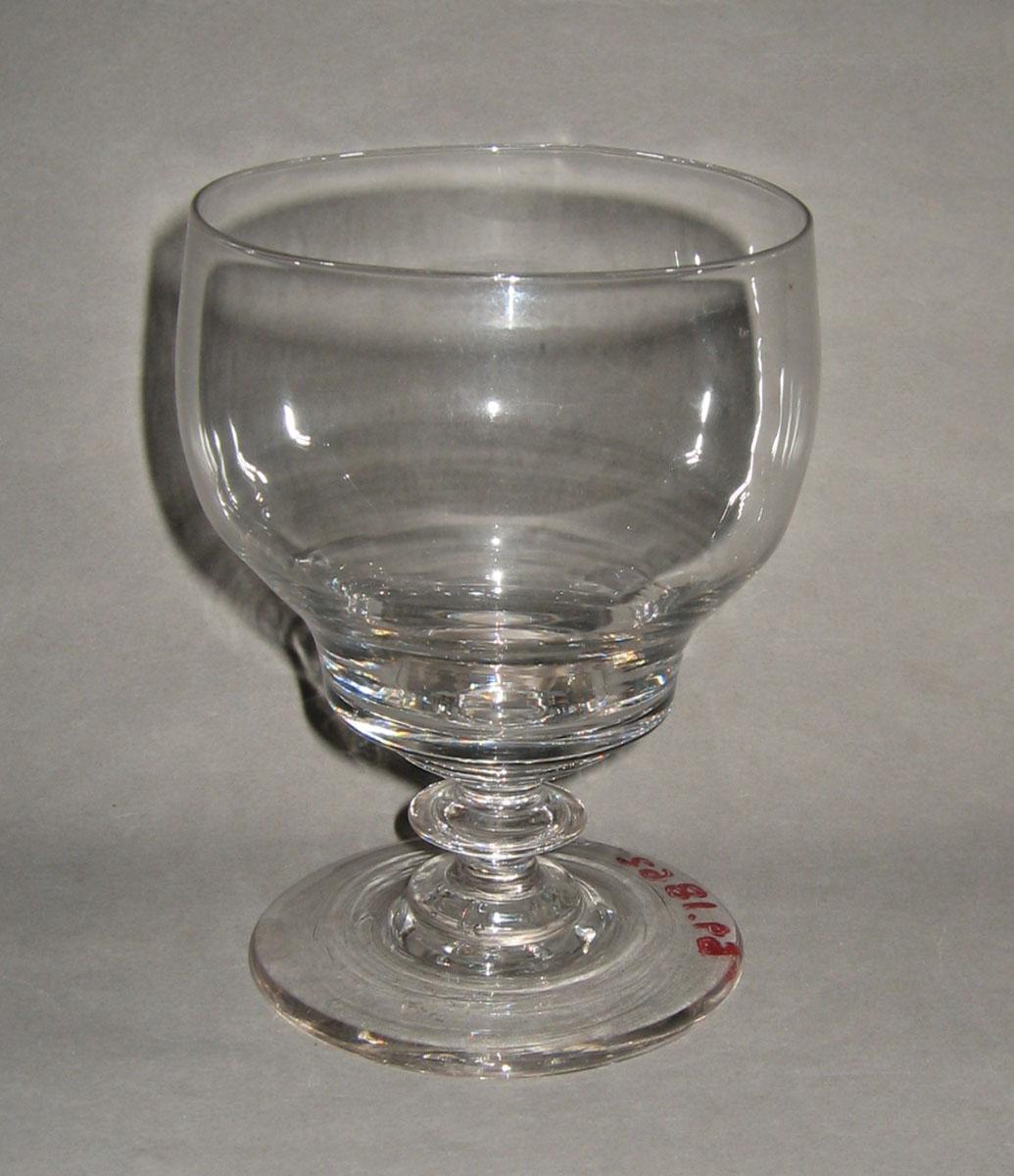 1969.1862 Colorless glass goblet