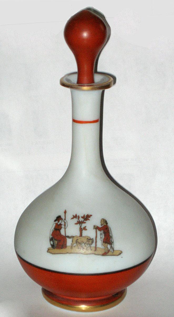 1969.1866.001 A, B Glass bottle