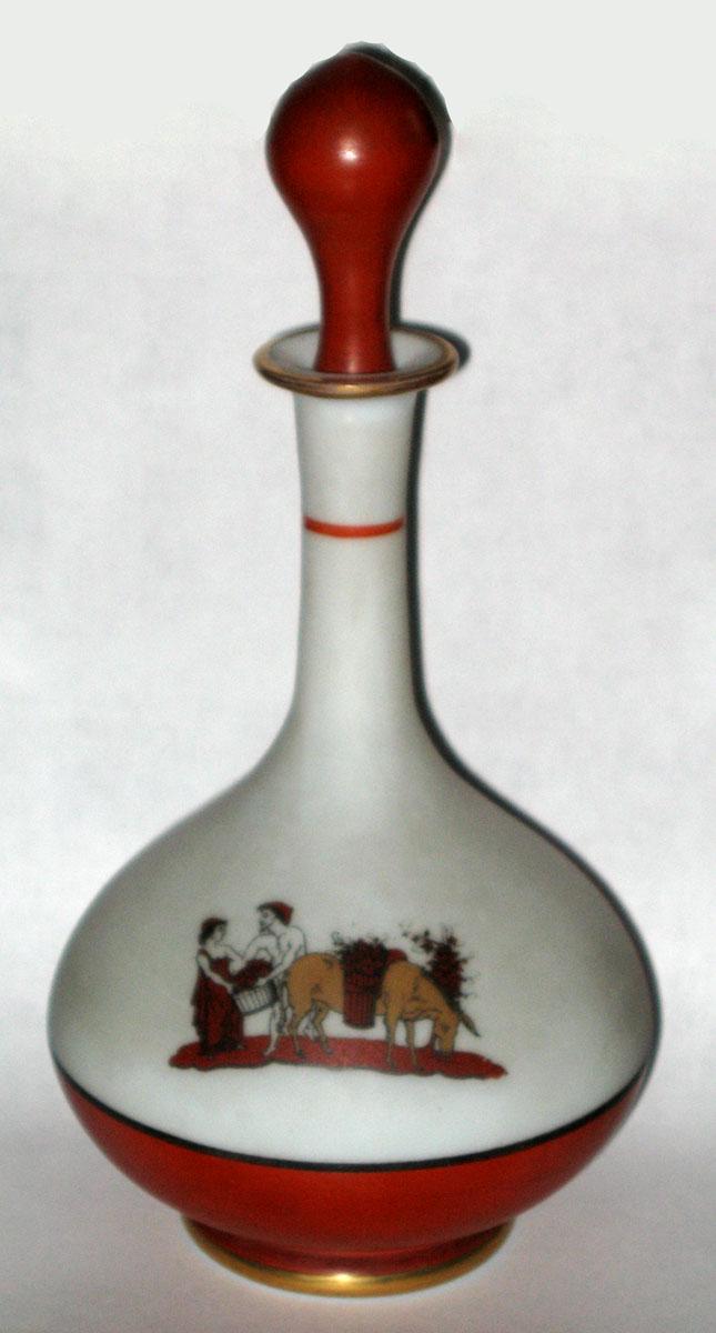 1969.1866.002 A, B Glass bottle