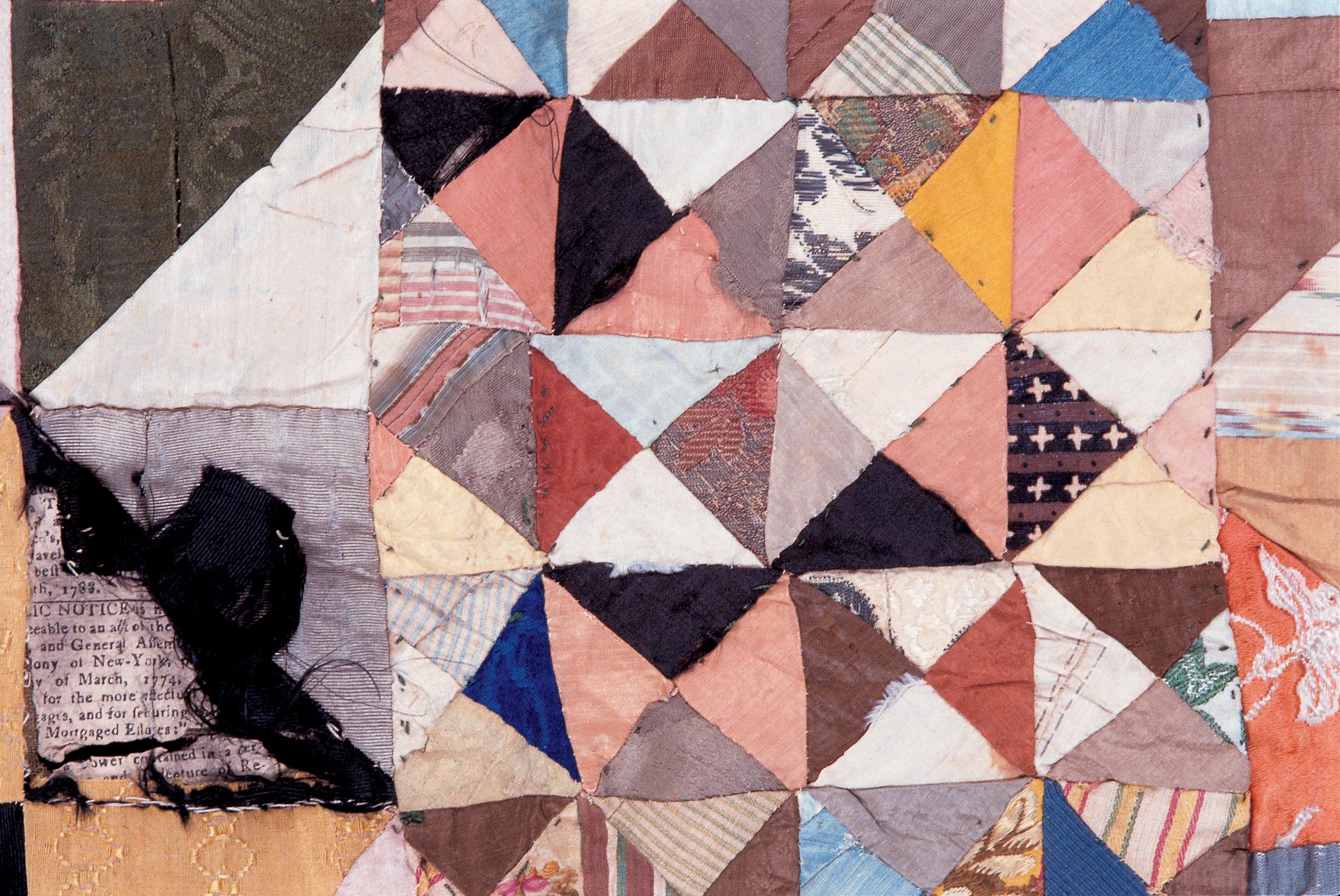 1957.0048 Pieced Quilt (Detail 1)