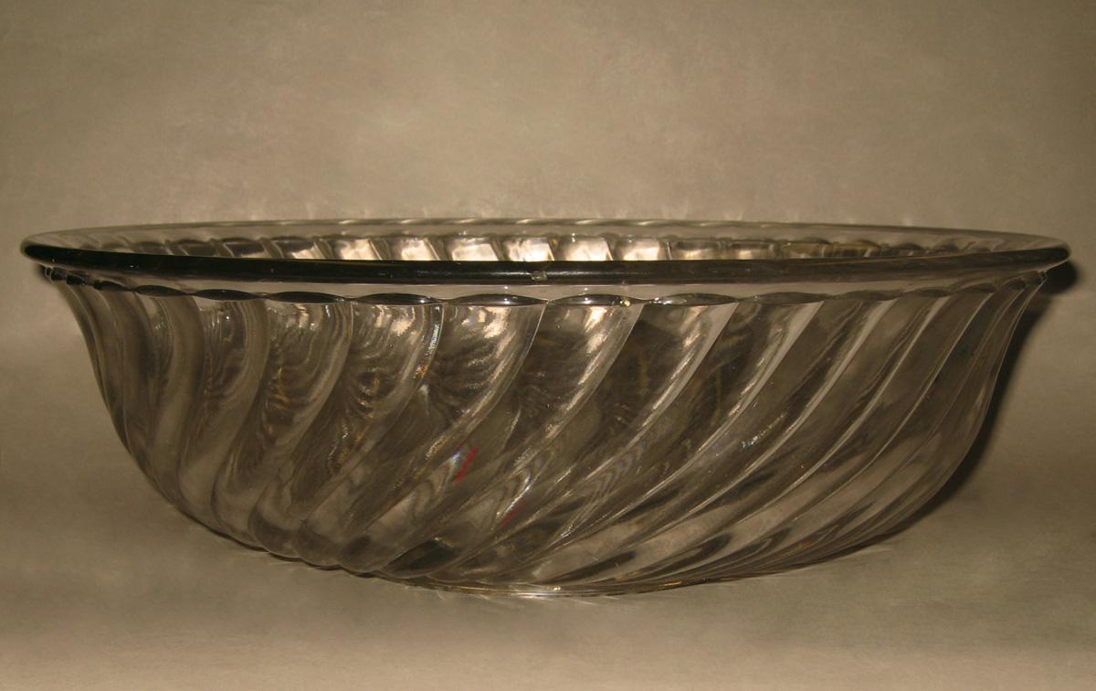 1969.1879 Glass punch bowl
