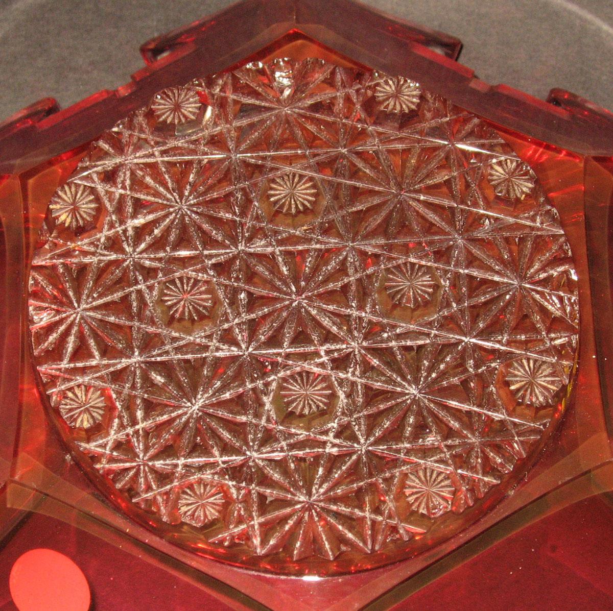 1969.1891 Ruby overlay glass bowl (underside)