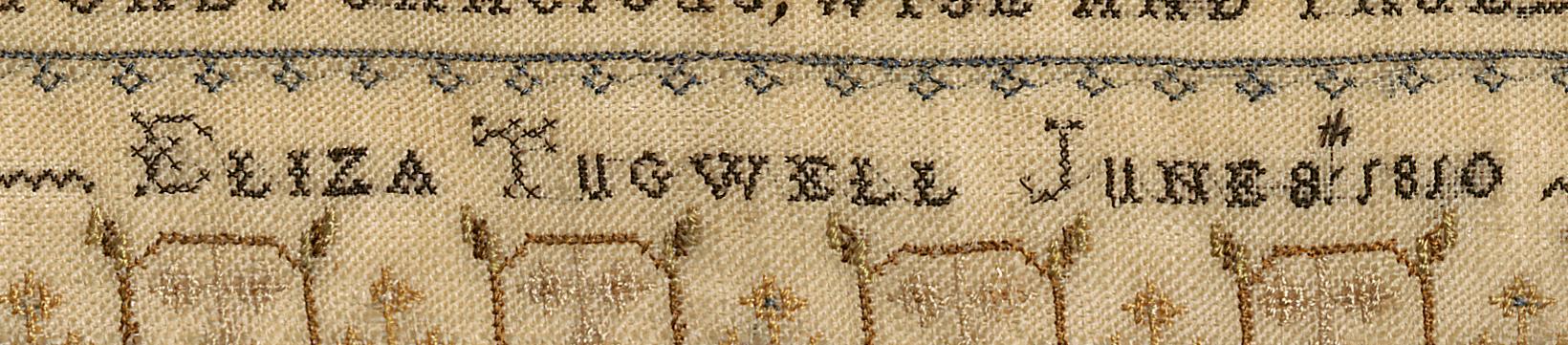 1969.1900 A Sampler, Detail 11