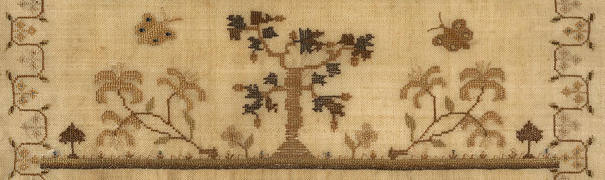 1969.1900 A Sampler, Detail 3