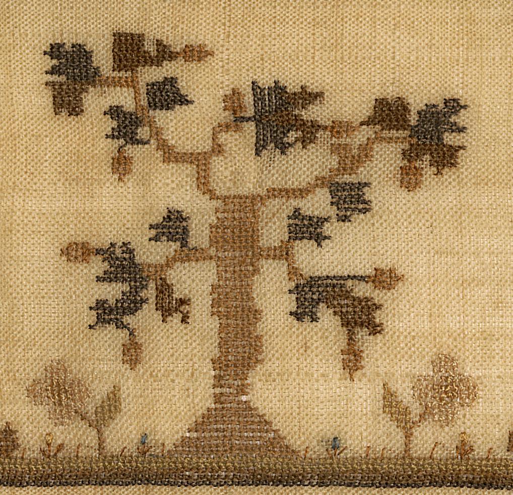 1969.1900 A Sampler, Detail 8