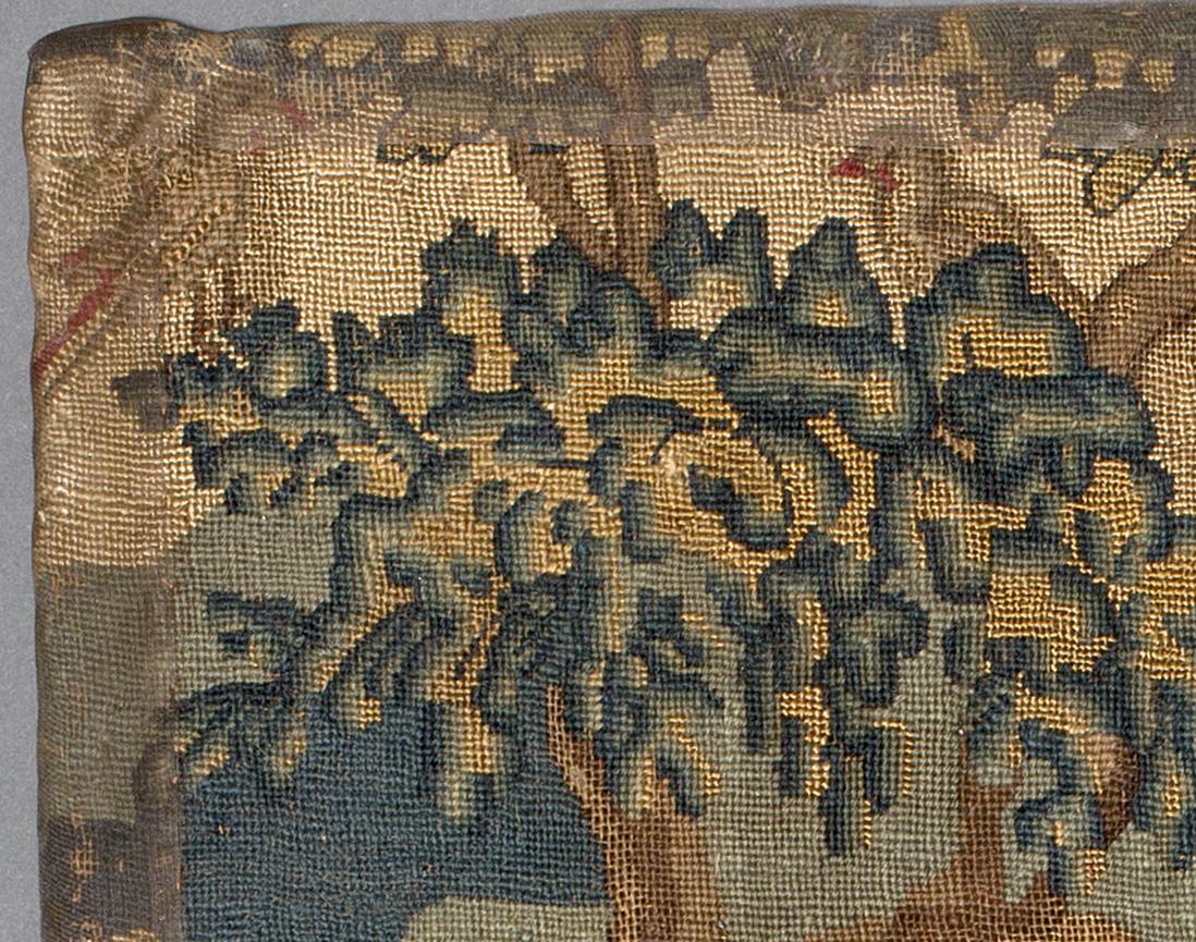 1969.1901 A Pole Screen Panel, Detail 6