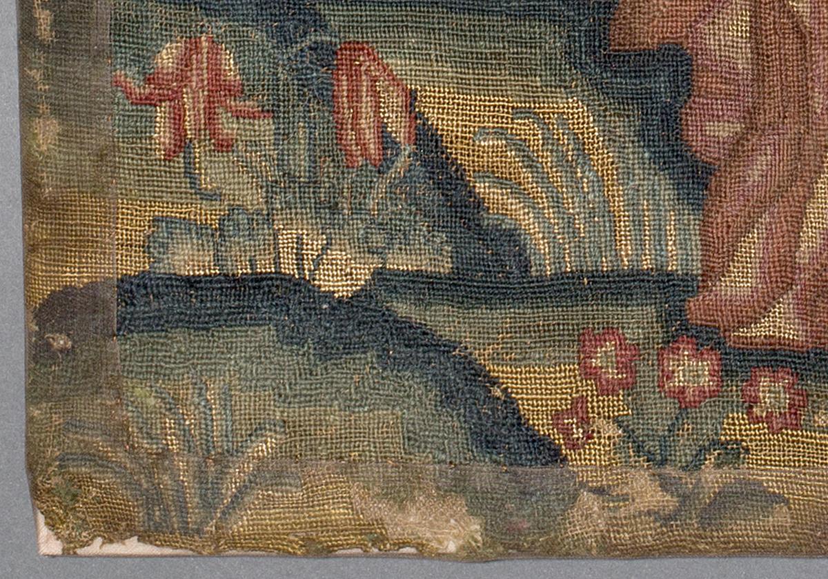 1969.1901 A Pole Screen Panel, Detail 7