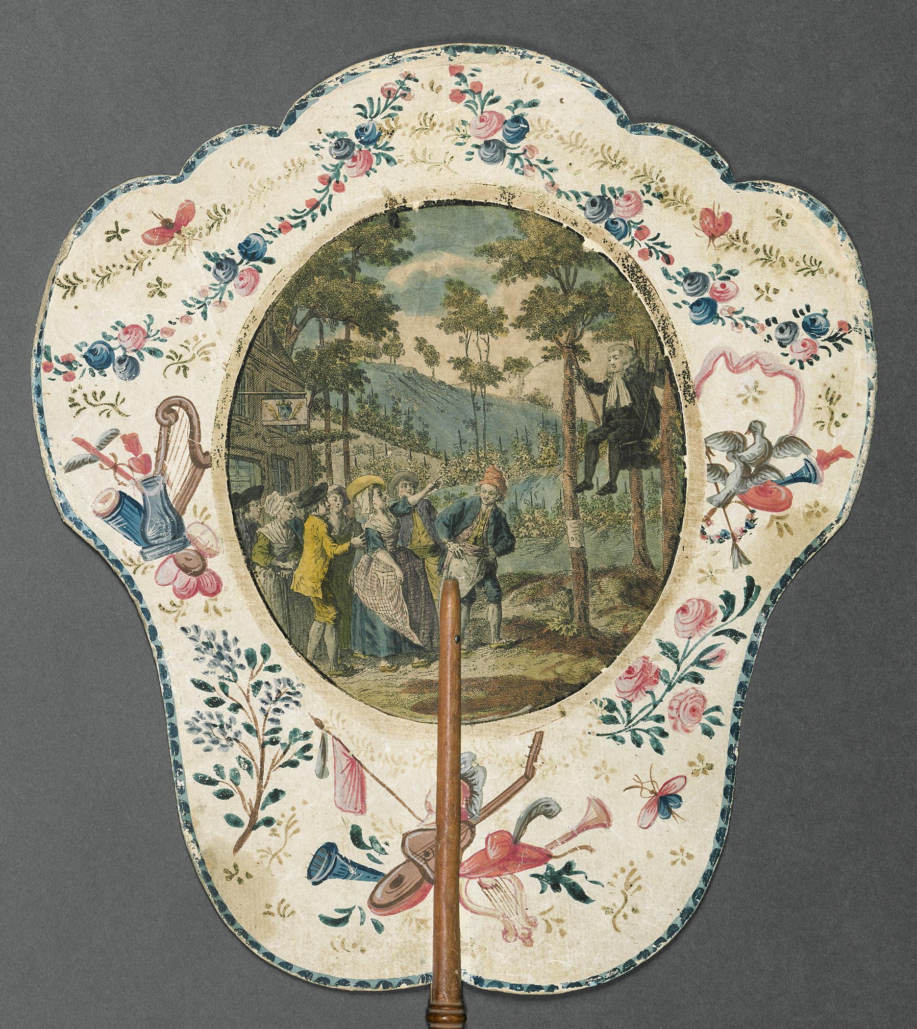 1969.1907 Fan, detail 1