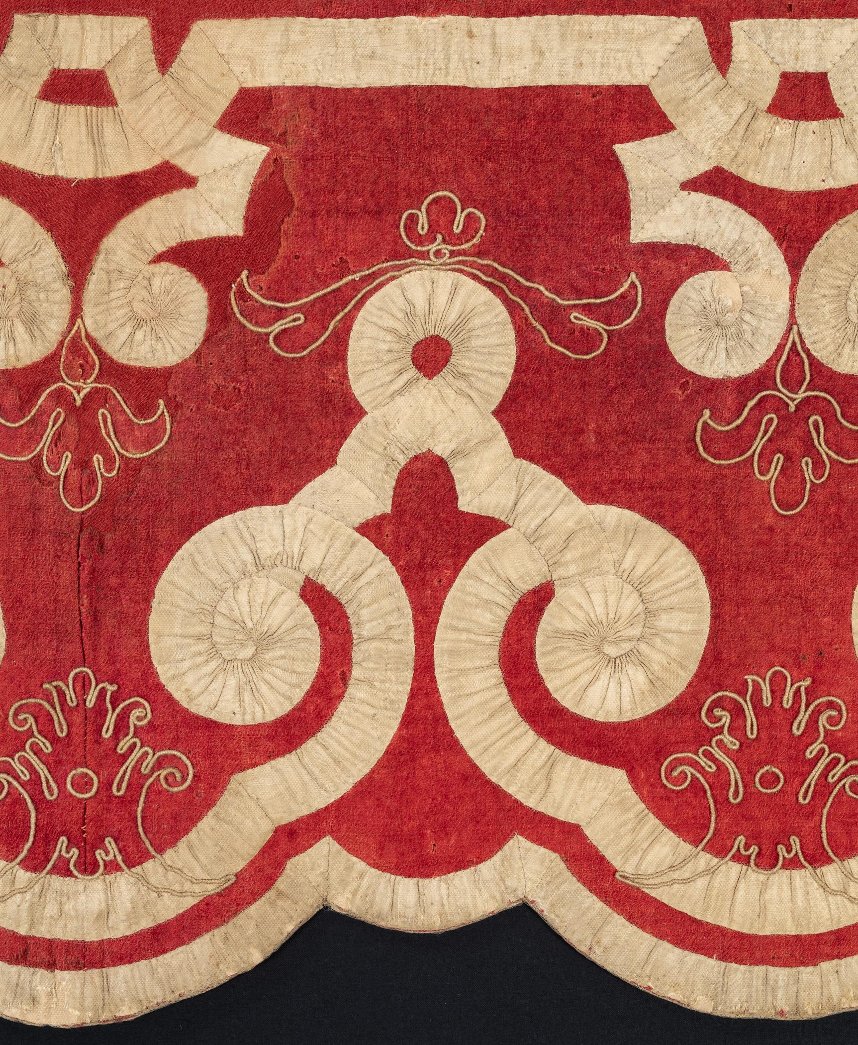 1969.1913 Window hanging, detail 2