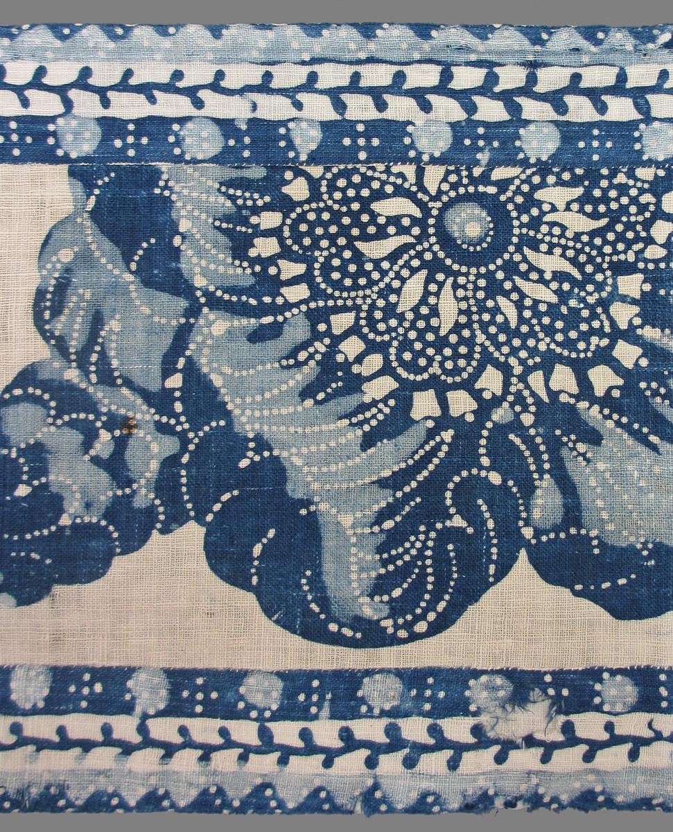 1969.1926 textile, printed detail 1