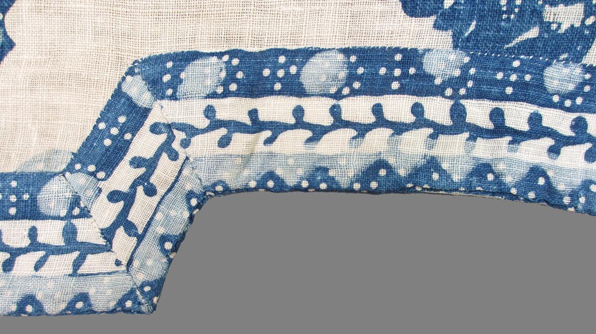 1969.1926 textile, printed detail 2