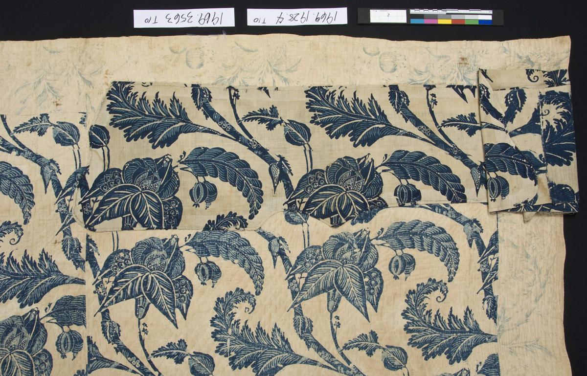 1969.3563 Quilt and 1969.1928.004 Valance, detail 1