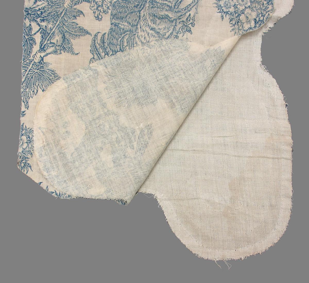 1969.1931.002 textile, printed folded corner