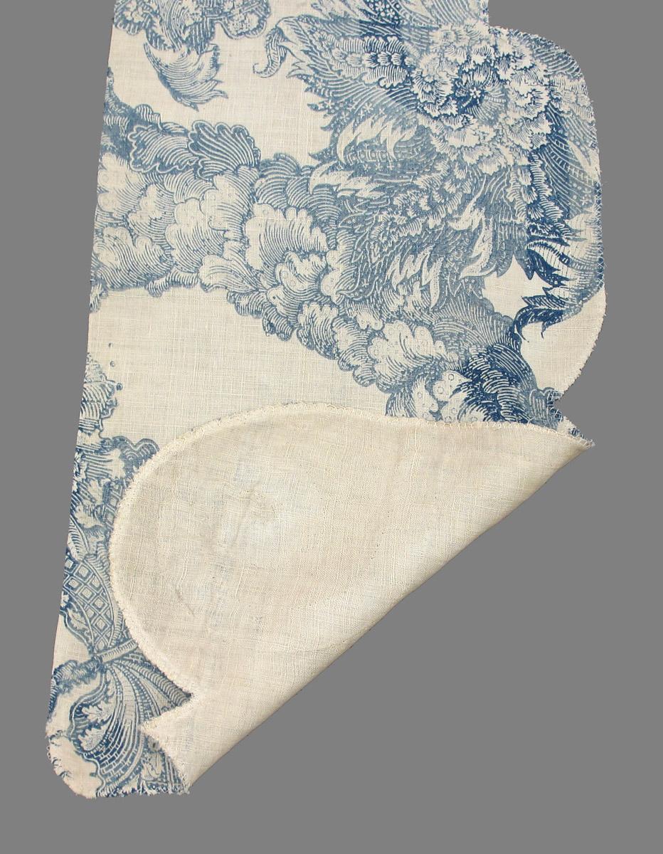 1969.1932.001 textile, printed folded corner