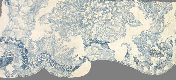 T170 Textile, printed, partial design repeat