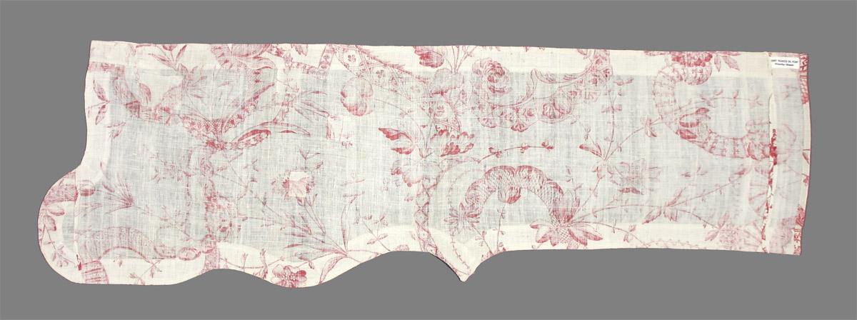 1969.1934 A textile, printed reverse