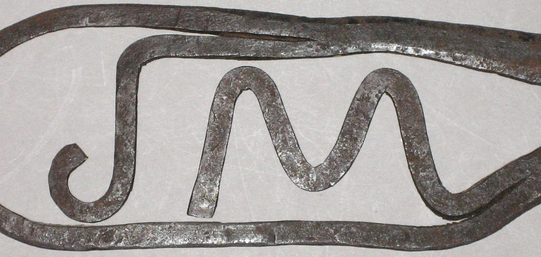 1969.1953 Hinge (inscription)
