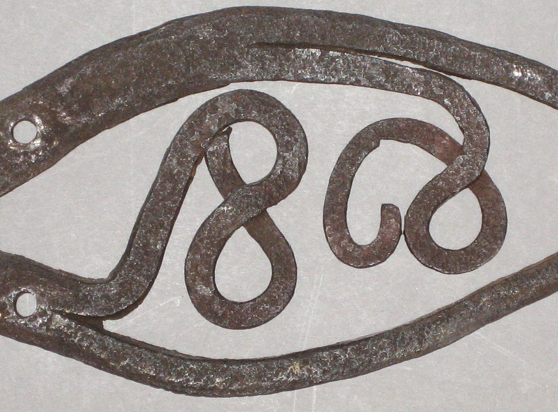 1969.1953 Hinge (inscription 2)