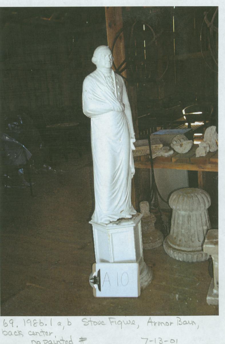 1969.1986.001 A, B Stove and pedestal