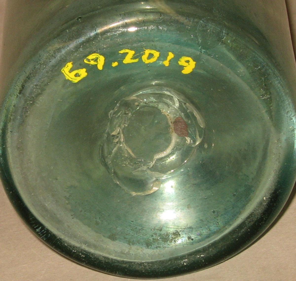 1969.2019 Glass bottle (underside)