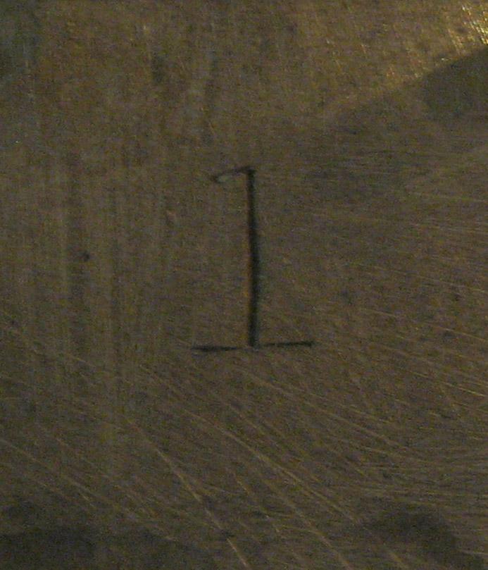 1969.2041 B Compass sights (inscription)