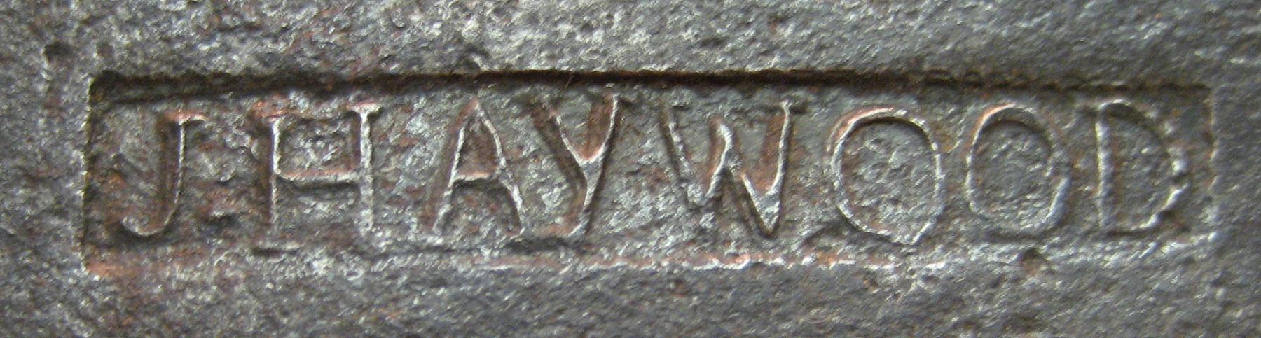 1969.2072 Door handle, mark