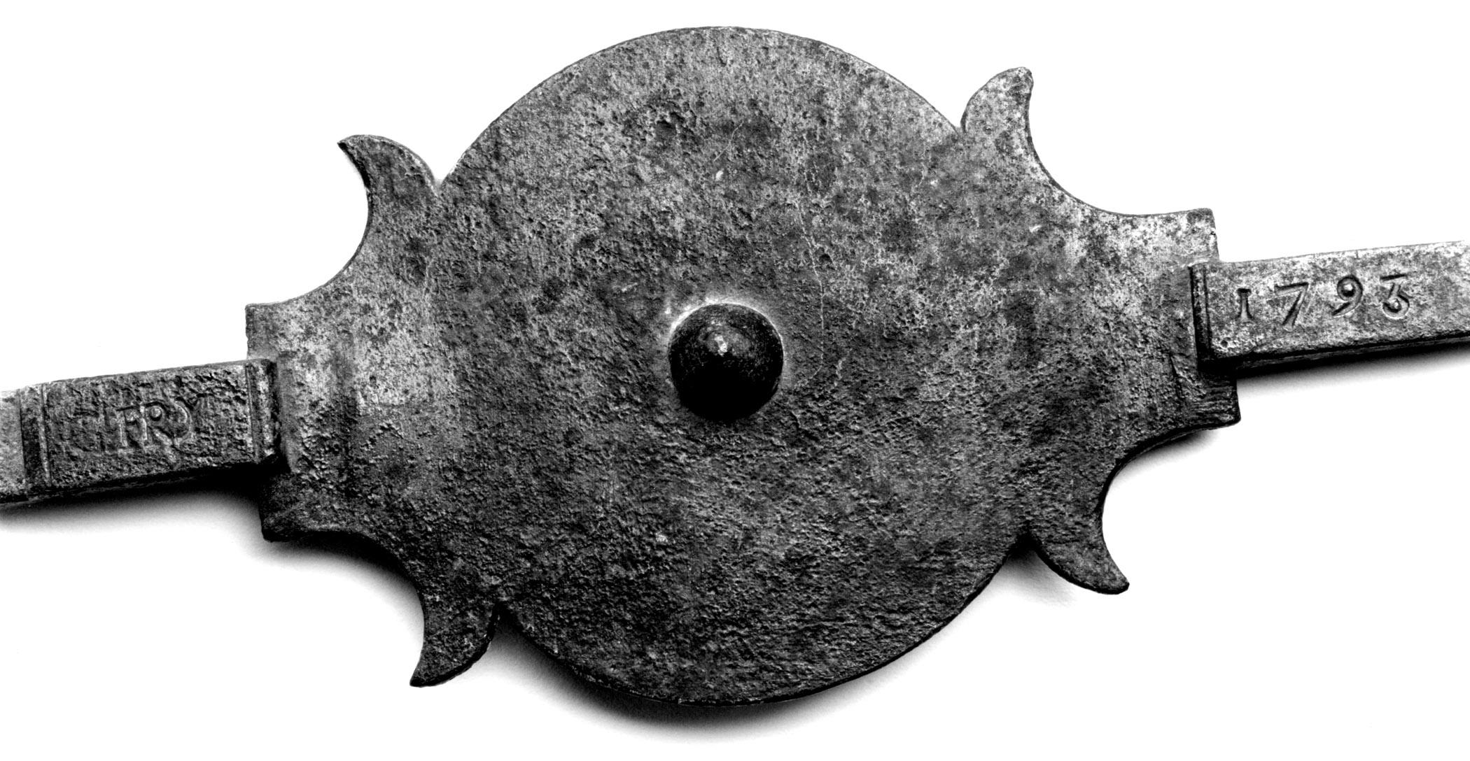 1969.2136 A, Door Latch (detail)