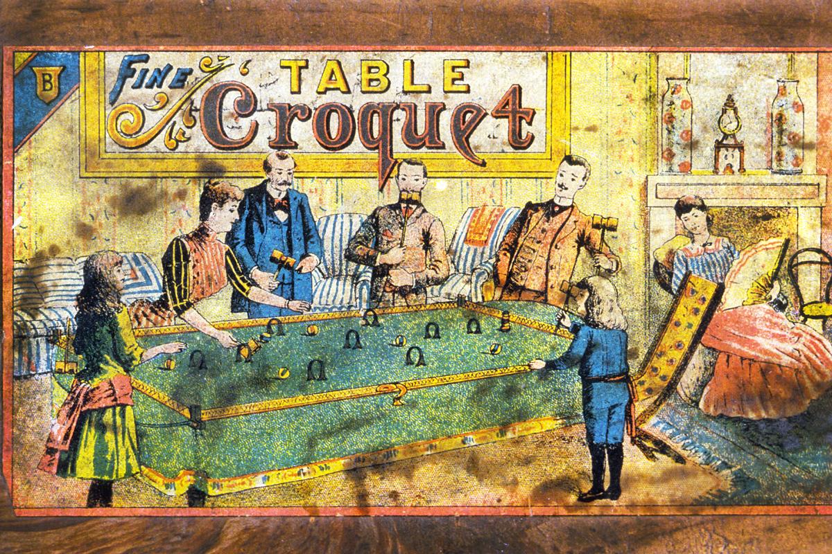 1969.2193 A-II Table Croquet Set, Detail