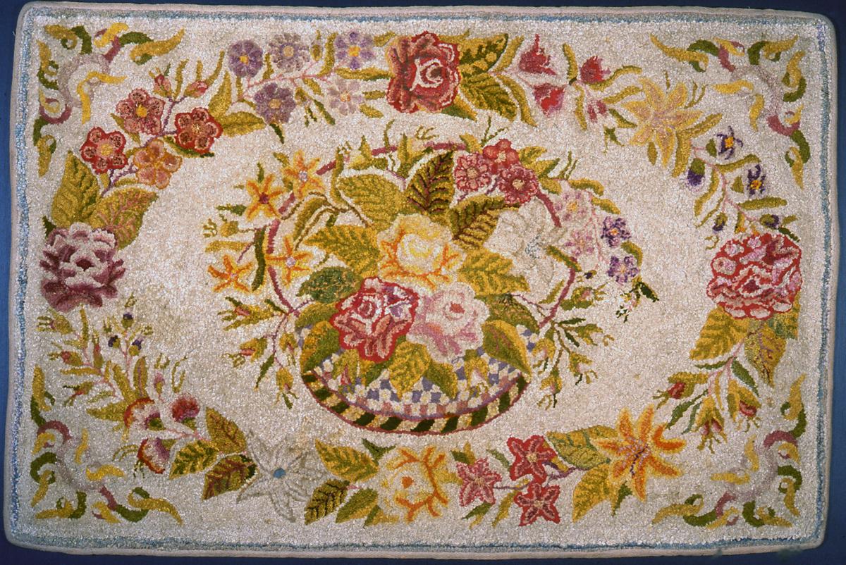 1969.2214 Rug, Hooked rug