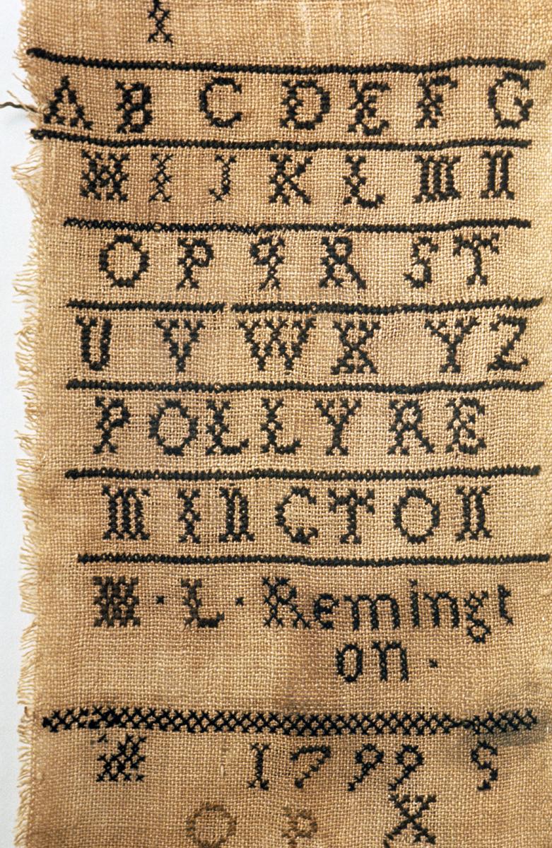 1957.0067.010 Sampler, Detail