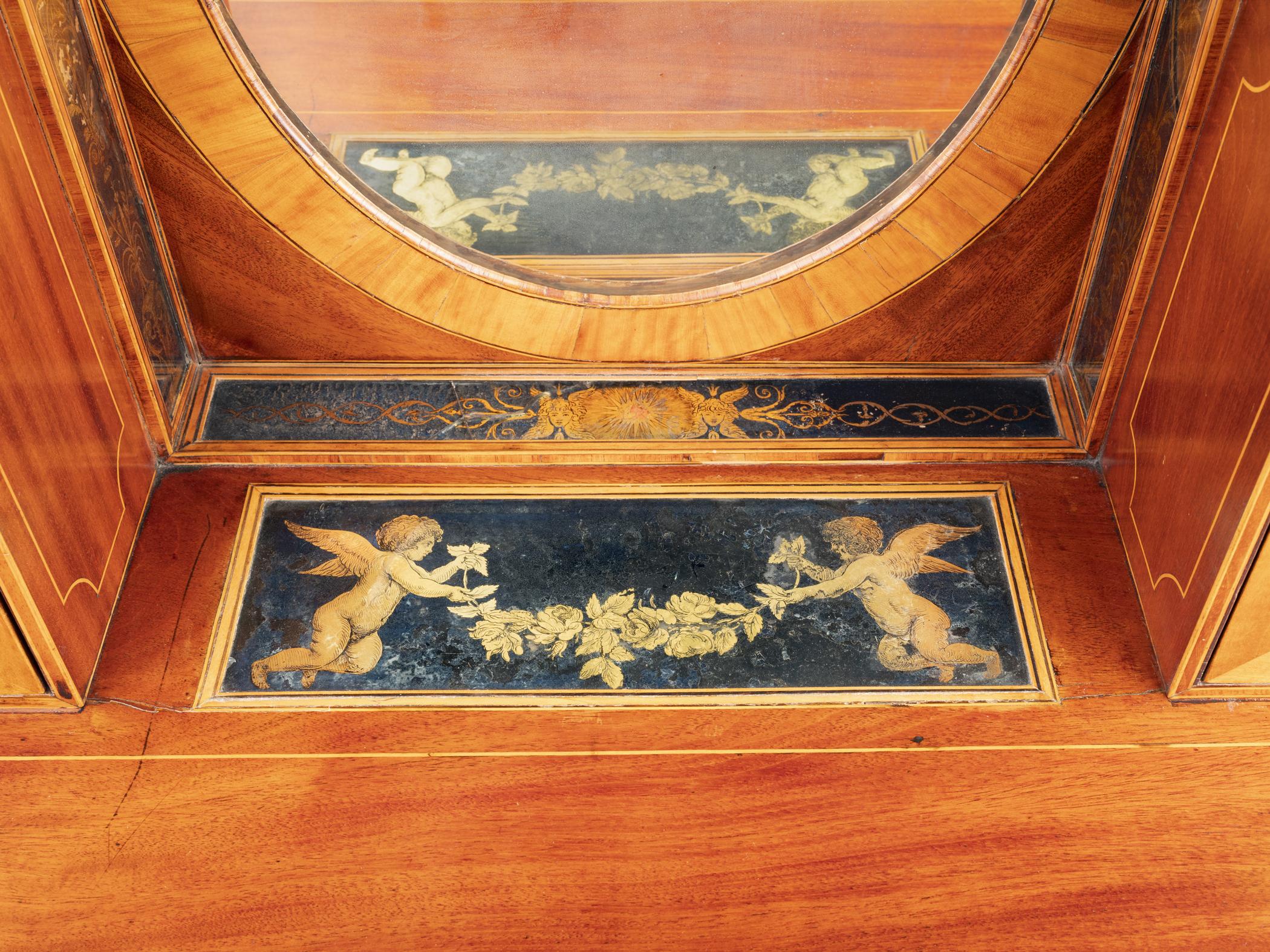 1957.0668 Cabinet or desk, Lady's writing table or cabinet, detail 8