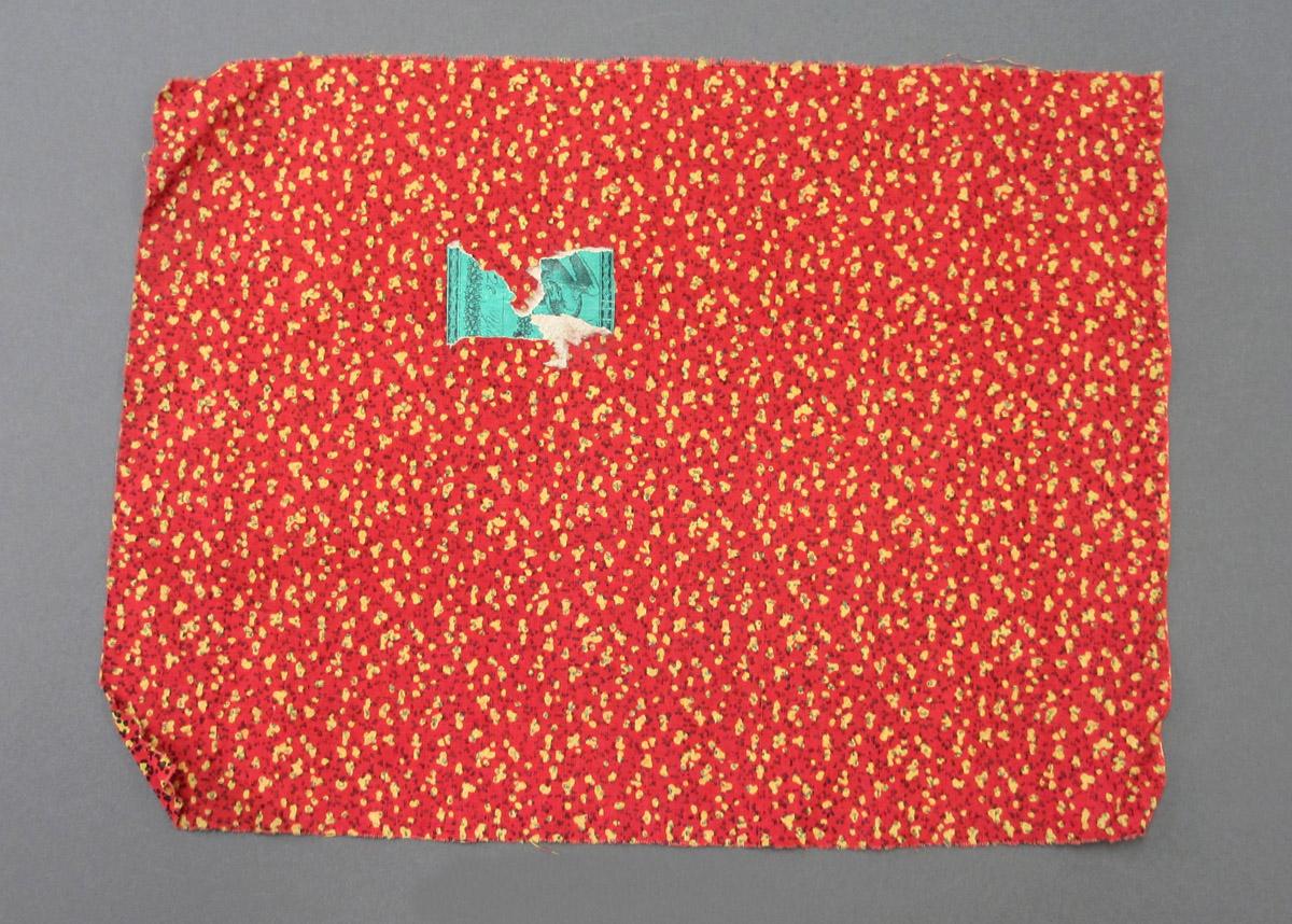 1962.0163.022 Textile, printed reverse