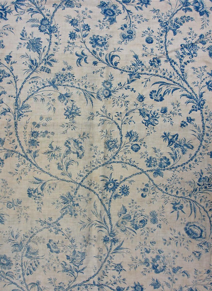 T184 textile, printed design repeat