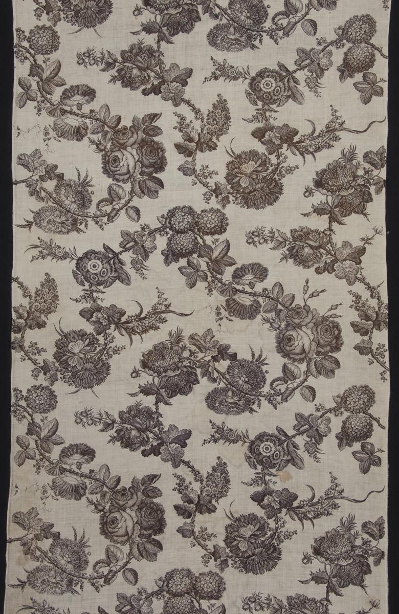 1957.0078 Textile, printed, detail 1