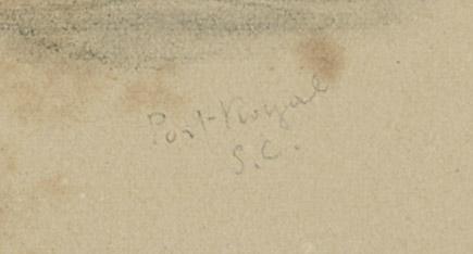 1969.2727 Drawing, detail 5