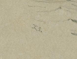 1969.2735 Drawing, detail 4