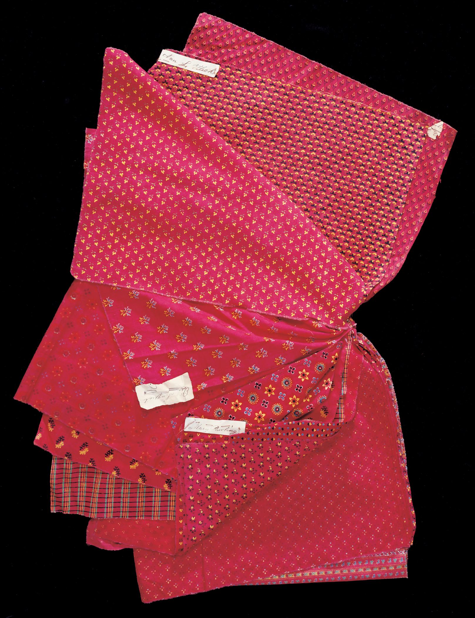 1962.0163.023. - .034 Textile fragments