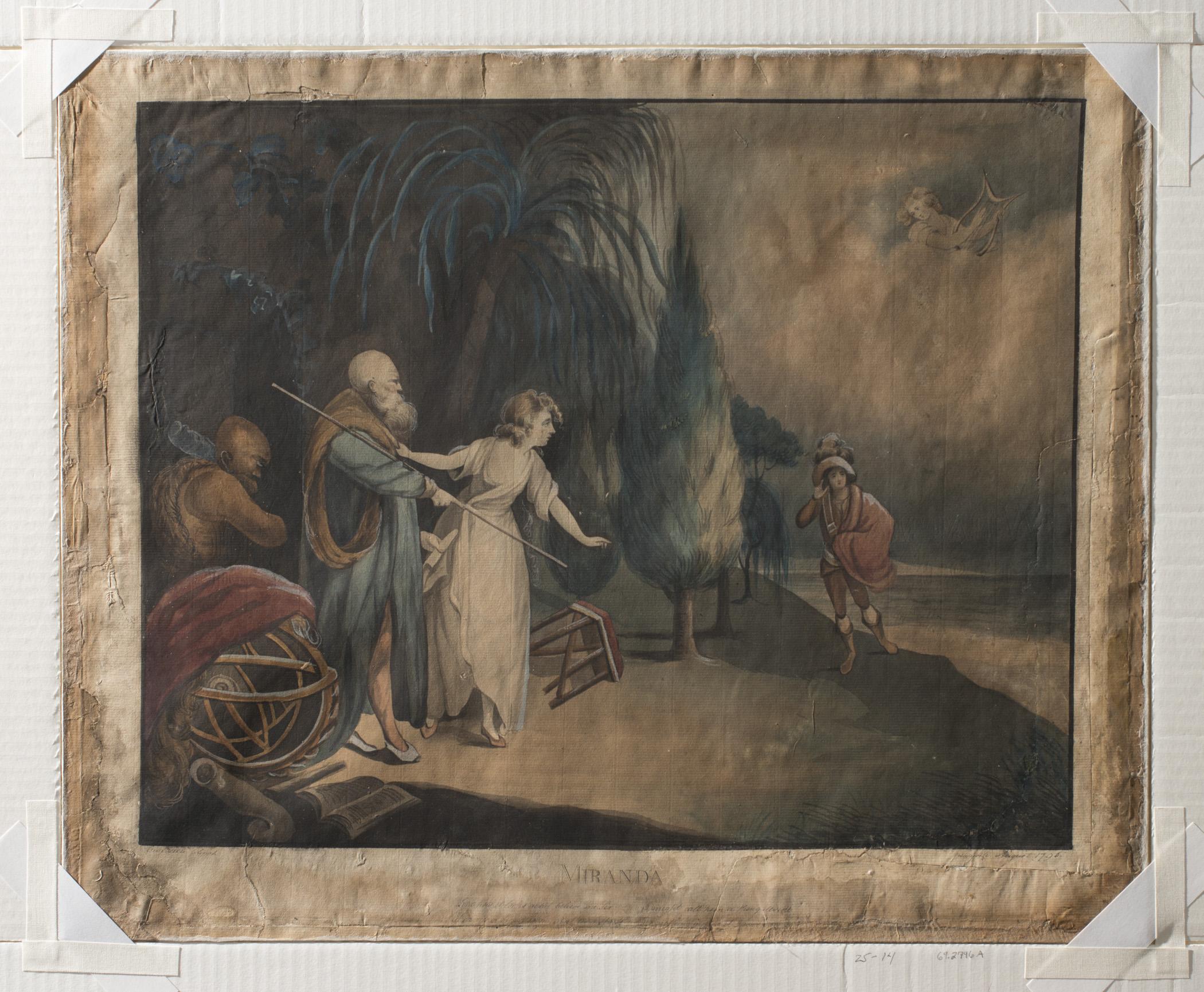 1969.2796 A Watercolor, view 2, raking light